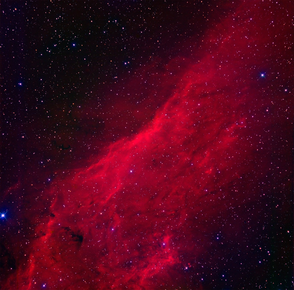 Туманность NGC 1499 Калифорния